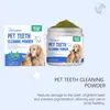 Polvo Limpiador de Dientes para Gatos y Perros Yegbong Transfronterizo Cuida la Boca de las Mascotas Polvo Dental para Refrescar el Aliento y Limpiar el Sarro