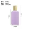 Botella de Vidrio para Perfume Aterciopelada, Botella Vacía Transparente de 100 ml, Procesamiento Personalizado, Botella Dispensadora de Muestras de Perfume, Tapa de Perfume Aterciopelada