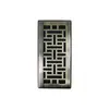Bestseller Transfronterizo de Amazon/Rejilla Decorativa de Piso de Metal para Ventilación de Aire de Acero con Salida de Aire Ajustable