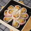 Caixa de Embalagem para Sushi Caixa de Madeira Descartável Caixa para Fast Food Frango Frito Sobremesa Tiramisu Bolo Caixa para Sobremesa Assar Caixa de Presente