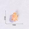 Tortuga luminosa de dibujos animados creativa nariz pequeña ga par océano ciego paisajismo decoración diy mini adornos pequeños al por mayor