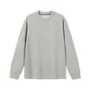 Ventas Directas de Fábrica Transfronterizas Sudadera Cálida de Seda de Morera y Lana para Hombre Otoño e Invierno 2026 Cuello Redondo Gruesa Interior Manga Larga