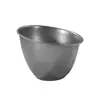 Cuencos para Verduras y Condimentos de Comercio Exterior Transfronterizo, Cuencos Inclinados para Restaurantes de Barbacoa y Hot Pot Buffet, Cubos de Acero Inoxidable Estilo Coreano para Lechuga