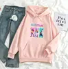 Sudadera con capucha huntrix Estampado de Anime Colorido Multicolor Corte Holgado Casual para Parejas Venta al por Mayor
