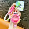 Chaveiro Criativo Pote de Creme de Óleo de Amendoim Caqui Bom Pingente de Bolsa Chaveiro de Carro Pegador Pequeno Presente Venda por Atacado