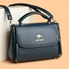 Bolso de Mujer 2026 Nuevo Modelo Bolso de Mamá Versión Coreana Bolso de Hombro Único Bolso Cruzado Bolso Simple y Elegante para Mujer de Mediana Edad Bolso Cuadrado Pequeño a la Moda