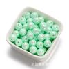 Nuevas Cuentas Redondas Acrílicas de 10 mm con Baño de Color Real, Cuentas para Accesorios de Joyería Infantil para Pulseras y Collares DIY