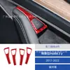 Adecuado para 17-22 Tesla Model Y Modificación del Interior del Coche Panel de Ventana de la Palanca de Cambios de la Consola Central de Fibra de Carbono