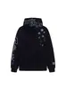 Moletom com Capuz Bordado de Floco de Neve da Marca Americana Trendy para Homens e Mulheres, Estilo Casal, Caimento Solto Outono e Inverno, Forrado com Fleece, Moletom Pulôver Quente