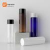 Longway 100ml frasco de ombro reto com tampa dupla frasco para emulsão frasco de plástico PET frasco cosmético com tampa dupla para dividir