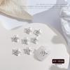 Nuevos Accesorios de Arte de Uñas Estrella de Cinco Puntas Transfronterizos Super Flash Calado con Diamantes Incrustados Aleación Estrella Broca para Uñas DIY Accesorios de Arte de Uñas