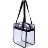 En Stock Nuevo Bolso de Hombro Transparente de Gran Capacidad Bolso de Viaje Bolso de Compras Bolso de Tocador de PVC con Correa para el Hombro