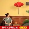 Lanternas Personalizadas de Formato Especial Chinês Pintadas à Mão Chandelie de Tecido Formato de Disco Voador Lâmpadas para Abertura de Hotel Casa de Chá Restaurante de Hot Pot