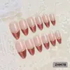 24 PIEZAS Colección de Arte para Uñas Bestseller Transfronterizo Navidad Halloween Flor Uñas Portátiles Ojo de Gato Halloween Piezas de Uñas Portátiles