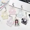 Portatarjetas Pequeño Original Alas de Ángel Color Crema Portatarjetas Duro Acrílico Tarjeta Pequeña de Ángel Tarjeta de Identificación Película para Tarjeta Portatarjetas