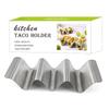 Rejilla para tortillas de acero inoxidable con borde cruzado, rejilla para panqueques, burritos, taqueros, rejilla para tortillas de acero inoxidable