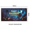Tecido de Fundo Personalizado para Halloween Transfronteiriço Cortina de Porta Bandeira de Jardim Faixa Casal Dia dos Mortos Suprimentos para Festa em Bar Bandeira