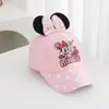 Gorra de Béisbol Infantil de Algodón con Lazo de Lentejuelas de Minnie, Sombrero de Sol para Niñas, Best-Seller Transfronterizo de Amazon