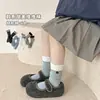 Calcetines para niños, calcetines para bebés de niño y niña, bloques de color, calcetines de media caña para todas las estaciones, estilo nuevo, algodón peinado, calcetines apilados de doble costura