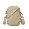 Bolso cruzado para teléfono móvil mini de hombre, moderno, ligero, multifuncional, casual y versátil, bolso de hombro de tela de nailon multicolor para mujer