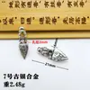 Plata Antigua Retro Vajra Mortero Vajra Campana Cuentas de Buda Accesorios DIY Xizang Pulsera Collar Colgante Nube Trasera Joyería Al por Mayor