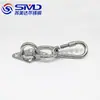 Placa de ojo de diamante de acero inoxidable 304/316 gancho anillo de tracción de cuerda anillo de hebilla de puerta de diamante placa de ojo de diamante