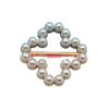 Hebilla de Nudo para Ropa Fija Artefacto Cintura Broche de Perla Metal Perla Hebilla para Prenda Hebilla para Toalla de Seda Aleación Hebilla Decorativa