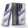 Para Samsung S25Ultra Capa de Celular Battle Shadow S24Ultra Transparente S23Ultra Suporte Capa Protetora Resistente a Quedas