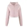 Cardigã Rosa Solto com Capuz com Camisola Slim Fit para Mulheres Conjunto Casual de Outono com Calça Longa de Barra Larga Conjunto de Três Peças