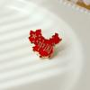 Sonho Chinês Broche Bandeira Vermelha Mapa Broche Amor Dia Nacional Bandeira Nacional Bandeira Vermelha Cinco Estrelas Jogos Broche Patriótico Selo