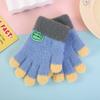 Guantes de Invierno para Niños Pequeños de 2 a 5 Años Cálidos Dibujos Animados Lindos Tejidos con Forro de Felpa Etiqueta de Cocodrilo Guantes para Bebé