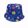 Sombrero de Pescador de Doble Cara Transfronterizo para Hombre y Mujer Primavera y Verano Ocio al Aire Libre Versátil Sombrero con Visera Protector Solar Sombrero de Cubo con Estampado Coreano de Moda