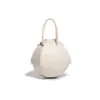 Nova Bolsa Criativa Tecida à Mão Portátil Cor Sólida Hortênsia Texturizada Simples Feminina de Mão Ombro Transversal