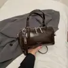 Bolso Boston Versátil de Alta Gama, Bolso de Hombro Simple Brillante Elegante de Lujo Ligero, Bolso Cruzado Personalizado para Mujer 2025
