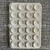 24 pegatinas de ventosa de silicona de doble cara pegatinas traseras para teléfono móvil 24 pegatinas de ventosa multifuncionales para power bank cuadrado antideslizante