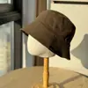 Sombrero de Pescador Estilo Nuevo para Mujer, Sombrero de Viaje Versátil Casual que Hace que la Cara Parezca Más Pequeña, Sombrero de Cubo de Ala Suave Profunda para Circunferencia de Cabeza Grande, Unisex
