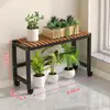 Novo Modelo 2025 Carrinho de Flores com Rodas para Sala de Estar, Suporte de Chão, Rack de Armazenamento Móvel para Varanda, Suporte de Vasos de Flores Escalonado Multicamadas