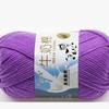 5 Ovillos de Hilo de Algodón Leche para Tejer Bufandas a Mano, Hilo de Grosor Medio Kit DIY, Zapatillas de Crochet, Bolsos de Tejido Hechos a Mano, Bolas de Hilo