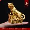 Adornos del Zodiaco de Latón Set Completo de Cerdo Perro Buey Oveja Gallo Dragón Conejo Serpiente Caballo Mono Ratón Tigre Sala de Estar Pasillo Artesanía Regalo
