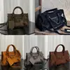 Bolso de Moda Transfronterizo Nuevo Bolso Cruzado Bolso de Mujer Bolso para Motocicleta Bolso Tote de Hombro Portátil de Alta Gama para Mujer