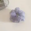 Coletero vintage ultrafemenino estilo francés de organza de doble capa con lunares, liga para el cabello simple y versátil, accesorio para el cabello elástico para mujeres