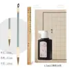 Caneta Pena com Cerdas Mistas, Grau Profissional para Iniciantes Praticarem Caligrafia, Pintura Chinesa, Escrita Regular, Escrita Cursiva, Escrita Clerical, Escrita Europeia, Pincel Macio Yan Liu Zhao