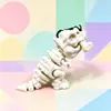 Colgante Esqueleto de Tyrannosaurus Rex Articulaciones Móviles Dinosaurio Textura Antigua Llavero Personalidad Lindo Divertido Moda Decoración Adorno