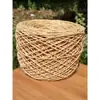 Ráfia de espessura média e material de papel Chapéu de palha trançado de verão Fio de chapéu de palha crochê Bolsa de crochê de chapéu de palha Fio de ráfia