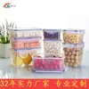 Caja transparente para conservación de alimentos al por mayor de fábrica, plástico, redonda, rectangular, cuadrada, juego de fiambreras, caja sellada, caja con cierre