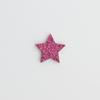 Accesorios de materiales DIY hechos a mano transfronterizos accesorios estrella de 2 cm estrella de cinco puntas polvo dorado tela accesorios para el cabello para niños enchufe