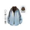 Chaqueta deportiva a rayas de tres barras estilo americano reversible para hombres y mujeres, abrigo de pareja para primavera y otoño con cremallera