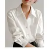 Tiro real 2026 Camisa de Algodón Cepillado para Mujer Otoño Invierno Diseño Retro Sentido Nicho Top Interior Capa Superior Camisa de Pana