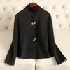 Abrigo de Lana Doble Cara Corto con Cuello Alto Estilo Chanel para Mujer, Chaqueta de Lana Pequeña de Cachemira, Nuevo Modelo de Alta Gama Otoño e Invierno