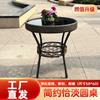 Conjunto de Cadeiras de Rattan Pe Tecidas à Mão para Exterior, para Jardim, Pátio, Varanda, Braços Respiráveis, Estilo Leve de Luxo, Tecelagem de Rattan
